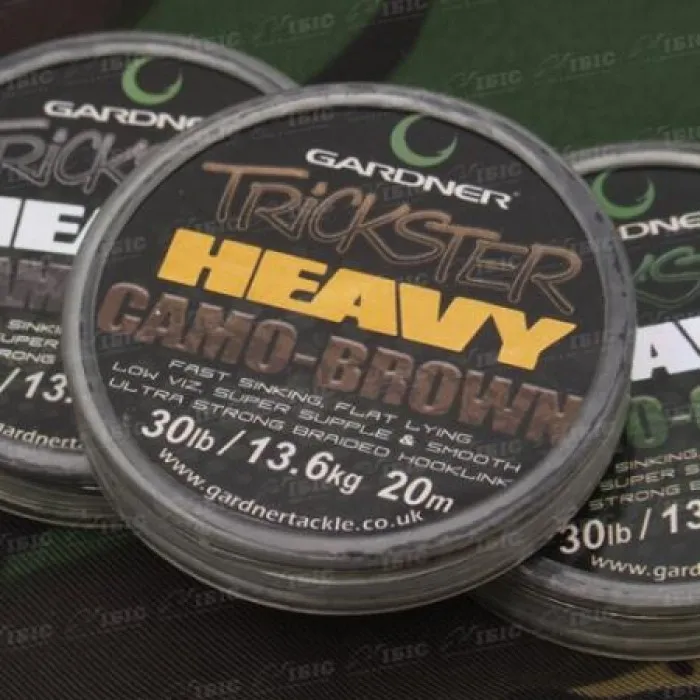 Повідковий матеріал Gardner Trickster Heavy CAMO GREEN 25lb (11.3 kg)