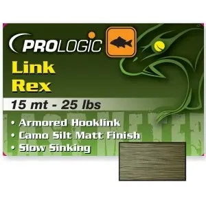 Поводковый материал Prologic Link Rex 15m 25lbs Camo Silt
