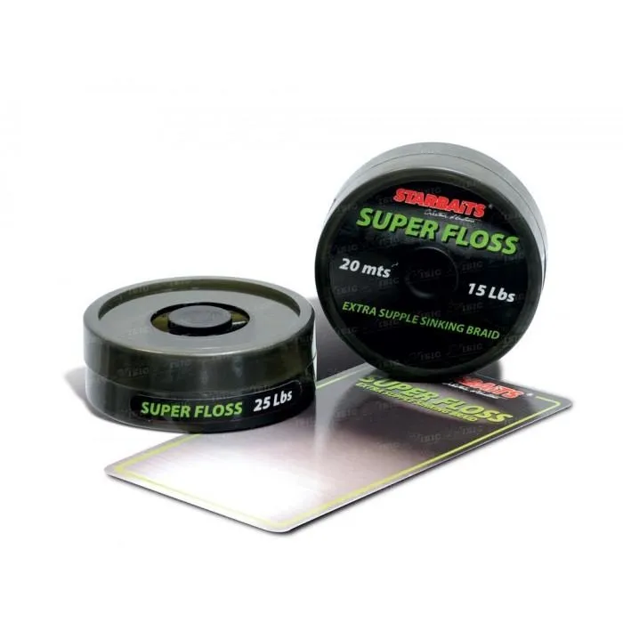 Поводковый материал Starbaits Super Floss 25LB 20м