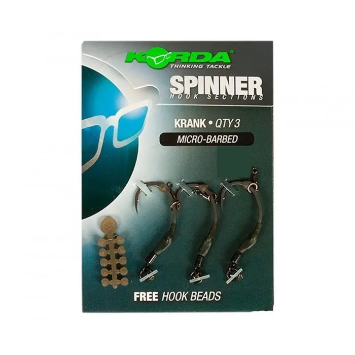 Поводок карповый Korda Spinner Hook Sections Krank №4