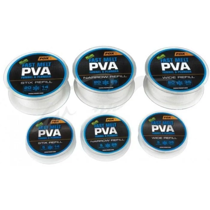 ПВА-сетка Fox International Edges PVA Mesh Fast Melt Refills 35mm Wide - 5m