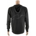 Реглан Savage Long sleeve hooded T-Shirt с капюшоном ц:черный