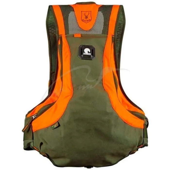 Рюкзак-жилет для охоты Riserva ц: зеленый/оранжевый
