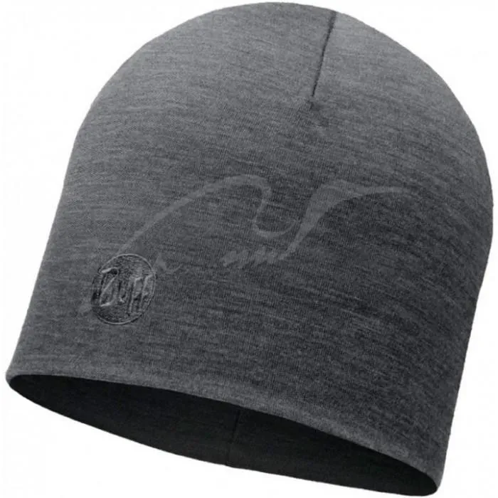 Шапка Buff Heavyweight Merino Wool Hat Solid Grey