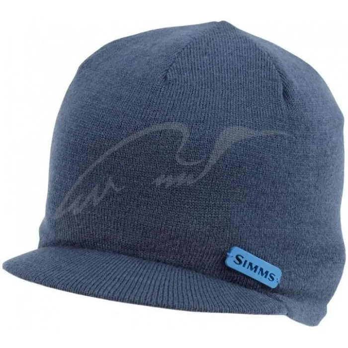 Шапка Simms Trout Visor Beanie One size ц:navy