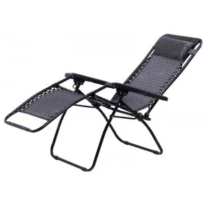 Шезлонг KingCamp Deck Chair black