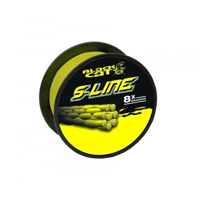 Шнур Black Cat S-Line Yellow 180м 0.45мм