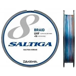 Шнур Daiwa 8 Braid UVF Saltiga 300m Multi Color #4 53lb/24kg