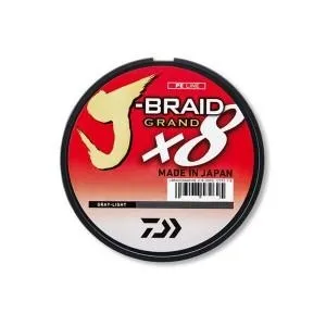 Шнур Daiwa J-Braid Grand x8 Light Grey 135м 0.13мм