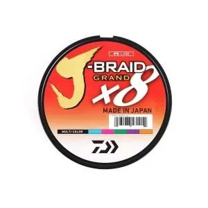 Шнур Daiwa J-Braid Grand x8 Multicolor 150м 0.06мм