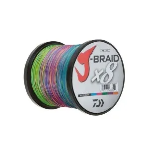 Шнур Daiwa J-Braid x8 Multicolor 1500м 0.28мм