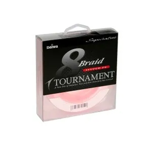 Шнур Daiwa Tournament 8xBraid Pink 0.08мм