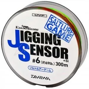 Шнур Daiwa UVF Jigging Sensor +Si 300m (Multi Color) #6.0/0.45mm 67lb/31.0kg