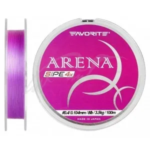 Шнур Favorite Arena PE 150m (purple) #0.3/0.09mm 6.5lb/3kg