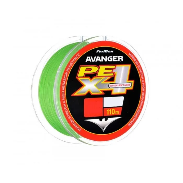 Шнур Formax Avanger PE X4 Lime Green 0.260мм