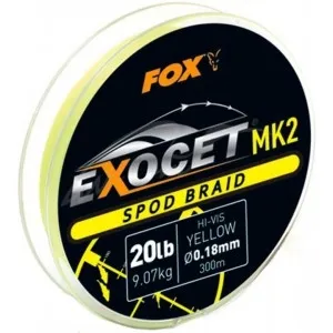 Шнур Fox International Exocet MK2 Spod & Marker Braid 300m (Yellow) 0.18mm 20lb
