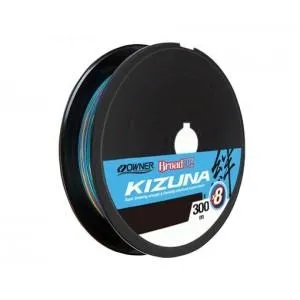 Шнур Owner Kizuna Broad PEx8 300м 0.12мм 5.4кг Multi Color