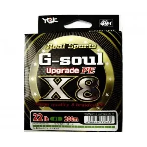 Шнур плетений YGK G-Soul X8 Upgrade 200м #0.6