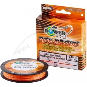 Шнур Power Pro Bite Motion 150m Orange Black 0.13mm 18lb/8kg