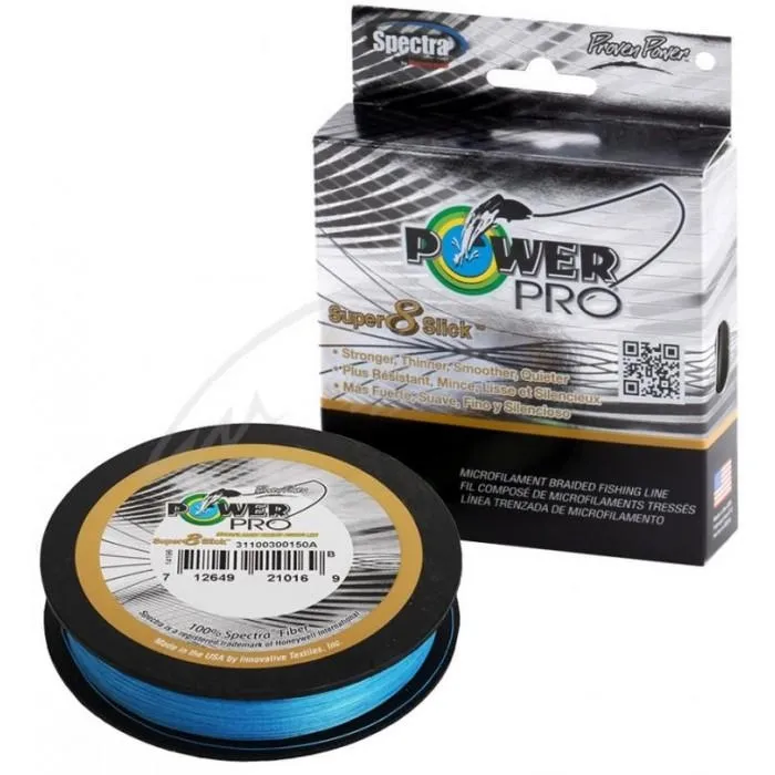 Шнур Power Pro Super 8 Slick 135m Marine Blue 0.15 22lb/10kg