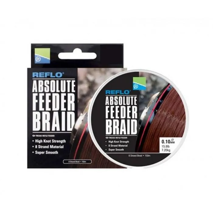 Шнур Preston Absolute Feeder Braid 0.10мм 150м