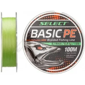 Шнур Select Basic PE 100m (салат.) 0.10 mm 10LB/4.8 кг