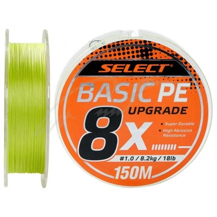 Шнур Select Basic PE 8x 150m (салат.) #0.6/0.1mm 12lb/5.5kg