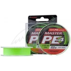 Шнур Select Master PE 100m (салат.) 0.06mm 9kg