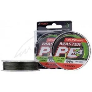 Шнур Select Master PE 100m (темн.-зел.) 0.36mm 42kg