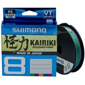 Шнур Shimano Kairiki 8 PE (Multi Color) 150m 0.28 mm 29.3 kg