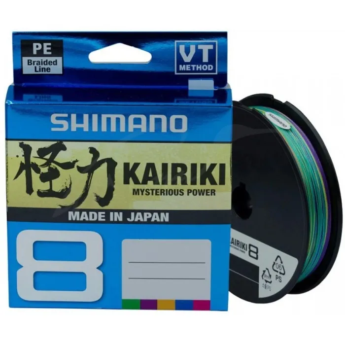 Шнур Shimano Kairiki 8 PE (Multi Color) 150m 0.42 mm 46.7 kg