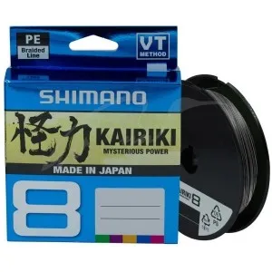 Шнур Shimano Kairiki 8 PE (Steel Gray) 300m 0.315 mm 33.5 kg