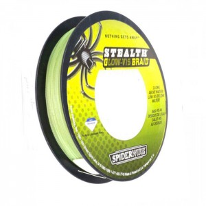 Шнур Spiderwire Stealth Glow-Vis Green 0.10мм