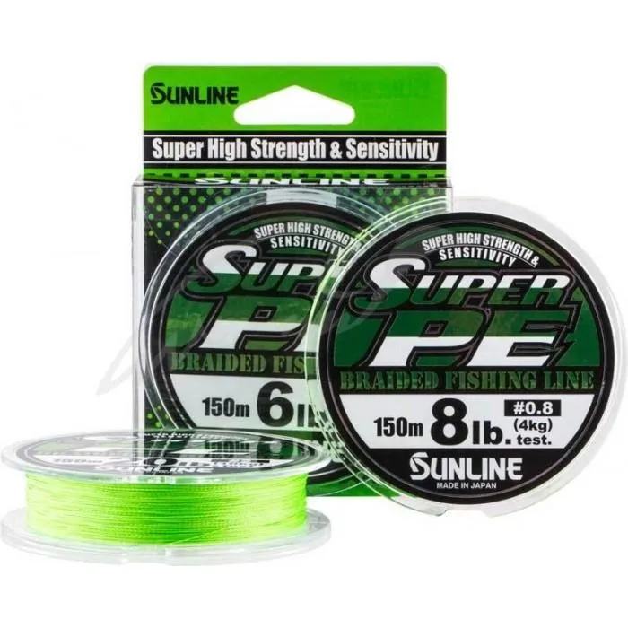 Шнур Sunline New Super PE 150м (голуб.) #0.4/0.104мм 4LB/2кг