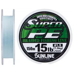 Шнур Sunline New Super PE 150м (голуб.) #1.5/0.205 мм 15LB/7.5 кг