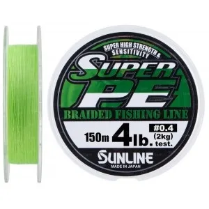 Шнур Sunline New Super PE 150м (салат.) #0.4/0.104 мм 4LB/2кг