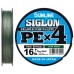 Шнур Sunline Siglon PE х4 300m (темн-зел.) #3.0/0.296 mm 50lb/22.0 kg