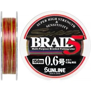 Шнур Sunline Super Braid 5 150m #0.6/0.128 mm 4.0 kg