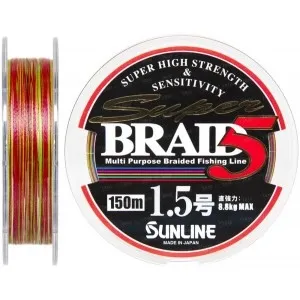Шнур Sunline Super Braid 5 150m #1.5/0.205mm 8.8kg
