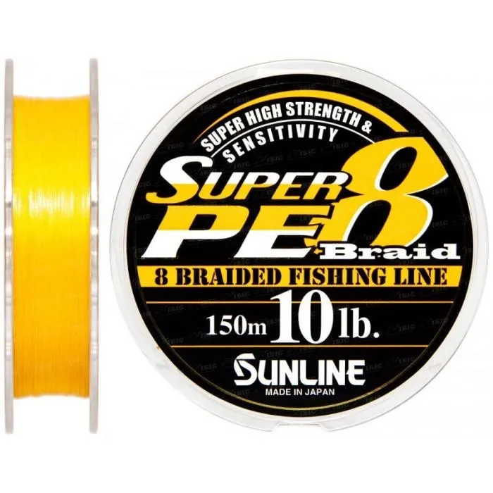 Шнур Sunline Super PE 8 Braid 150m 0.165mm 10lb/5.0kg