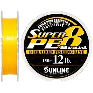 Шнур Sunline Super PE 8 Braid 150m 0.185mm 12lb/6.0kg