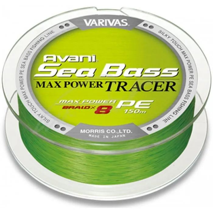 Шнур Varivas Avani Sea Bass PE Max Power Tracer 150m #0.6/0.128mm 14.5lb