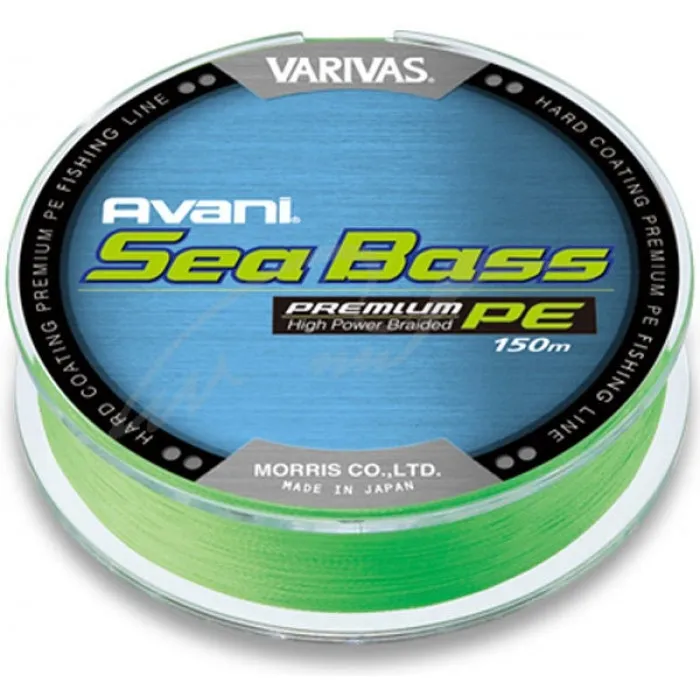 Шнур Varivas Avani Sea Bass Premium PE 150m #0.8/0.148mm 14.5lb