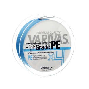 Шнур Varivas High Grade PE X4 Water Blue 150м #1.5