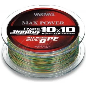 Шнур Varivas New Avani Jigging 10x10 Max Power PE 200m #1.0/0.165 mm 20.2 lb