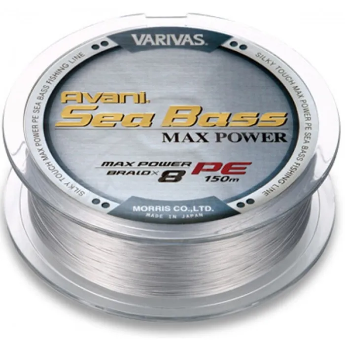 Шнур Varivas New Avani Sea Bass Max Power PE 150m #1.0/0.165mm 20.2lb