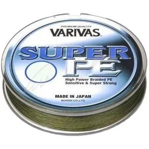 Шнур Varivas Super PE (зелёный) 270m 0.13mm 7.5kg