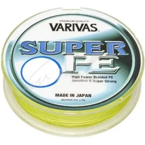 Шнур Varivas Super PE (жовтий) 270m 0.11 mm 5kg