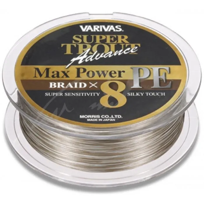 Шнур Varivas Super Trout Advance Max Power PE 2016 150m #0.8/0.148 mm 16.7 lb