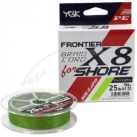 Шнур YGK Frontier Braid Cord X8 150m (зелений) #1.5/0.205 mm 25lb/11.3 kg